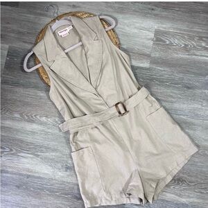 Showpo Linen utility romper